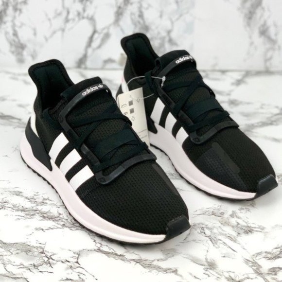 adidas black white and pink shoes